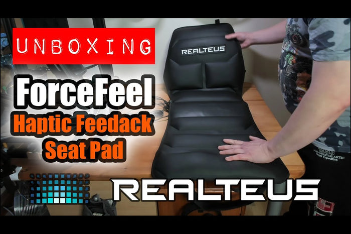 Realteus ForceFeel YouTube Review: Haptic Feedback Gaming Seat Pad